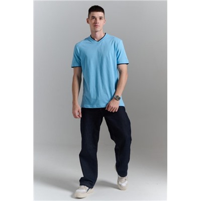 Футболка мужская 14490 (Светло-голубой)