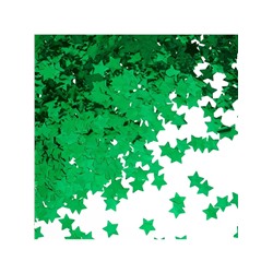 Конфетти «Звезда», зелёные, металлик, 1.5 см, 50 г