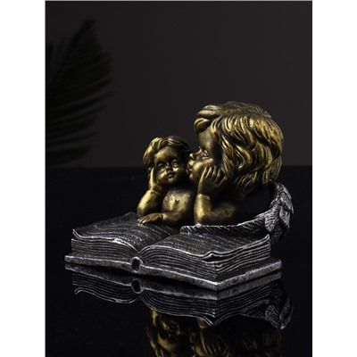 Фигурка полистоун «Ангелы с книгой», 9.5×11×9.7 см