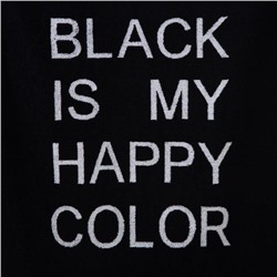 Полотенце махровое Этель ЧБ «My happy color», пестроткань, 70×130 см