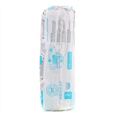 The Honest Company, Honest Diapers, Size 2, 12 - 18 Pounds, Pandas, 32 Diapers
