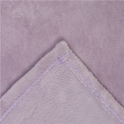 Плед с рукавами «Этель», 150×200 см, корал-флис, сиреневый
