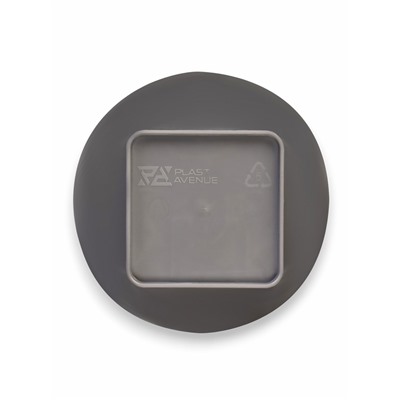 Горшок для цветов «Грейс», d=15 см, h=25 см, с фитильным поливом, со вставкой, серый