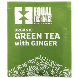 Equal Exchange, Organic Green Tea With Ginger, 20 Tea Bags, 1.05 oz ( 30 g)
