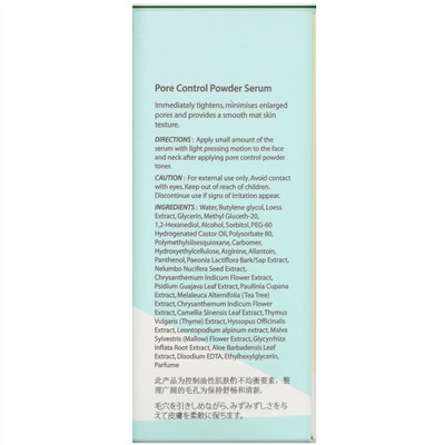 The Skin House, Pore Control Powder Serum, Green Tea + Tea Tree, 50 ml
