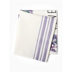 Полотенце «Этель» Lavender, белое, фиолетовое, 40×73 см