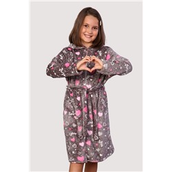 Пушинка - халат серый