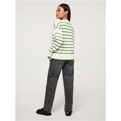 Mom CONTE CON-590 Джинсы mom из денима оксидной варки