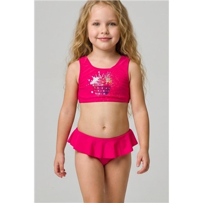 Купальный костюм трикотажный для девочек PLAYTODAY, 1239917