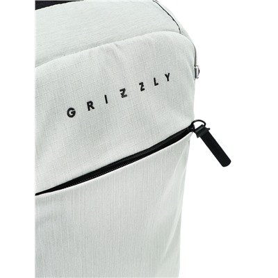 Рюкзак школьный, эргономичная спинка, Grizzly 556, 39×26×19, отделение для ноутбука, серый