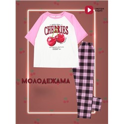 Пижама для девочки со штанами НП0013