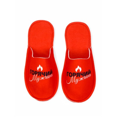 Набор для бани с принтом «Горячий мужчина», 5 предметов: портфель, шапка, рукавица, тапочки, коврик, «Банная забава»