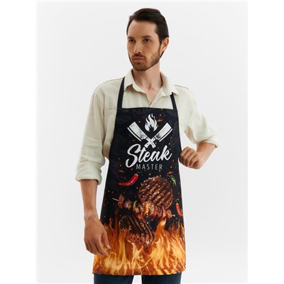 Фартук Этель Steak Master 73×71 см, 100% хлопок, саржа 190 г/м²