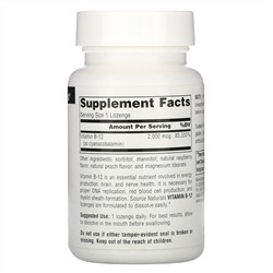 Source Naturals, B-12, 2000 мкг, 100 леденцов