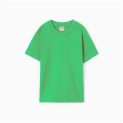 Футболка детская, ярко-зелёная, рост 146 см