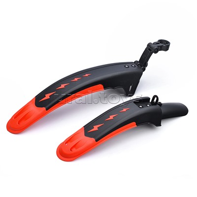 Набор крыльев 20-24" Rocket 085, пластик, цвет черно/красный