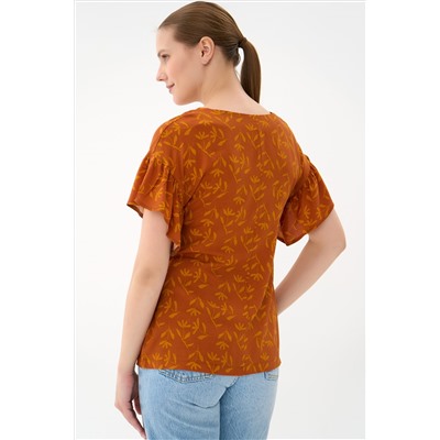 Блузка Кимоно (терракот)