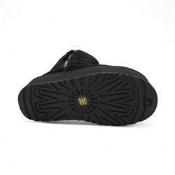 Угги из натуральной кожи R-60A черные