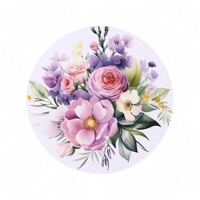 Набор шляпных коробок для цветов 5 в 1, упаковка подарочная, «Весна», 16×14 см - 22×19.5 см