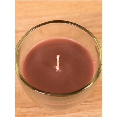 Свеча ароматическая в стакане SCENTED CANDLE, 100 г, сидр, шалфей