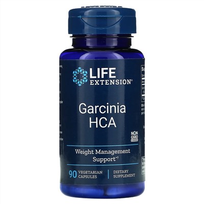 Life Extension, гарциния HCA, 90 вегетарианских капсул