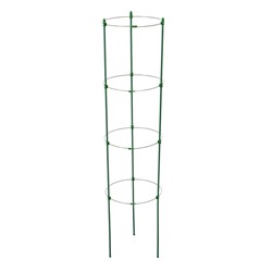 Кустодержатель, 4 кольца, d = 26,5 см, h = 120 см, металл, зелёный, Greengo