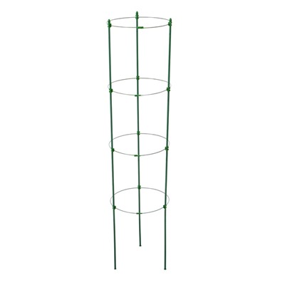 Кустодержатель, 4 кольца, d=26.5 см, h=120 см, металл, зелёный, Greengo