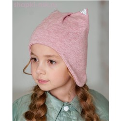 D 5029 Шапка с ушками флис (56-58)