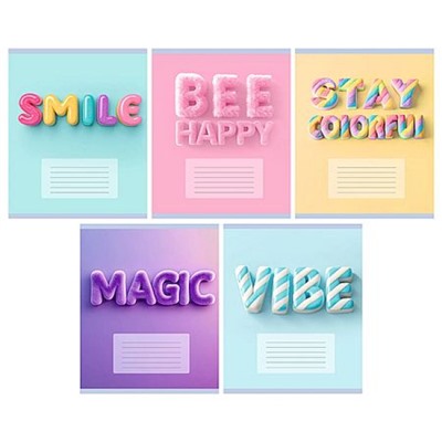 Тетрадь  18л клетка "Candy mood" ТКЛ189604 Listoff