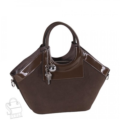 Сумка женская  5505-80FRAA coffee Farfalla Rosso