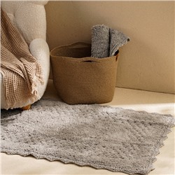 Коврики SL Home, 2 шт., 60×73 см, 68×107 см, серые