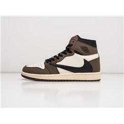 Зимние Кроссовки Nike Air Jordan 1 Mid x Travis Scott