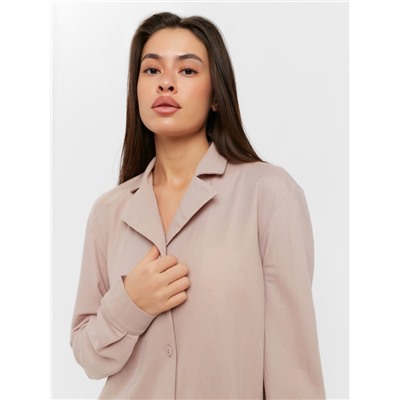 Костюм женский (рубашка, брюки, топ) KAFTAN Base, размер 44, цвет пудровый