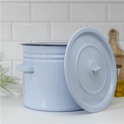 УЦЕНКА Бак, 20 л, без деколи, без крышки, серо-голубой