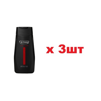 STR8 мужской Гель для душа Red Code 250мл 3шт