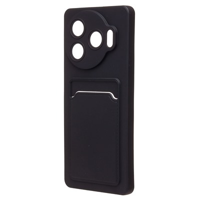 Чехол-накладка - SC337 с картхолдером для "Tecno Camon 30 Pro 5G" (black) (231140)