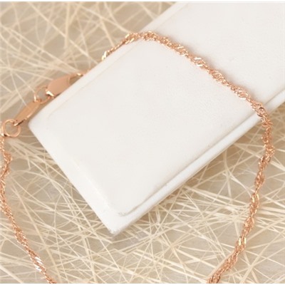 Браслет позолота Н01-15423  длина 19 см.