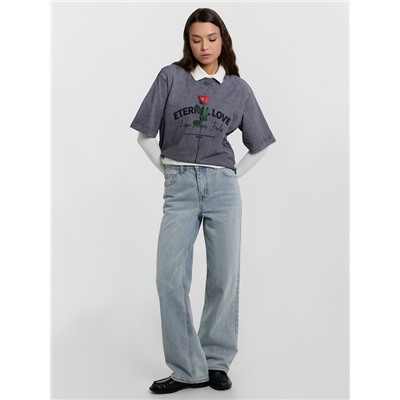 БРЮКИ ЖЕНСКИЕ ДЖИНСОВЫЕ 2025-1DTW501-1