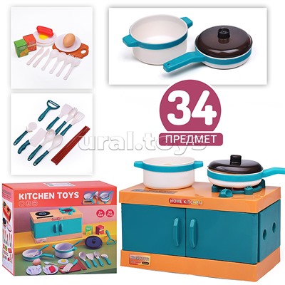 Кухня "Готовим с мамой" (34 предмета) в коробке