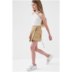 Юбка-шорты текстильные для девочек PLAYTODAY, 1240250