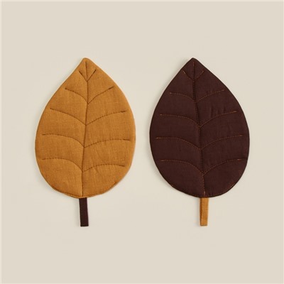 Прихватка для кухни осенняя SL HOME Kitchen autumn, 18×27 см, 100% лён, синтепон, 200 г/м2