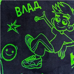 Плед «Павлинка А4. Неон», 150×200 см, аэрософт 190 г/м²