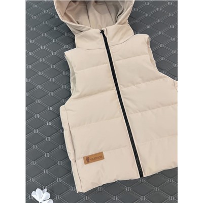 Жилет H8 бежевый