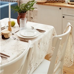 Скатерть «Этель» Flower herbarium, 110×146 см, 100% хлопок, репс 210 г/м²