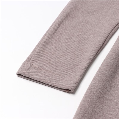 Платье миди женское, кофейное меланж, размер 48