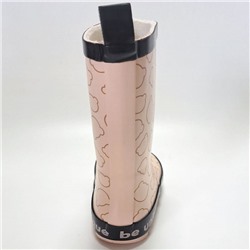 80-520A роз Сапоги резиновые для девочек (27-32)/12