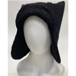 Кошка бархат Ушанка флис (56-58)