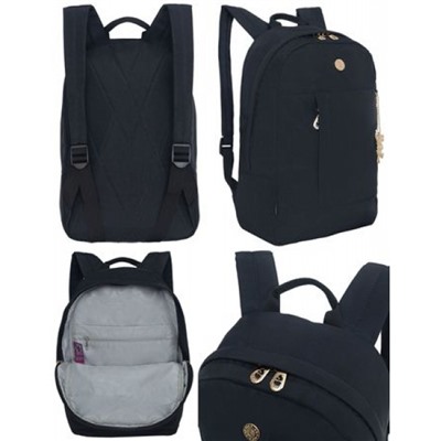 Рюкзак молодежный RXL-427-1/1 черный 24х37,5х12 см GRIZZLY