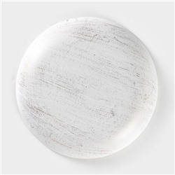 Блюдо для фруктов Доляна «Ундина», 19.5×3 см, золотое с белым