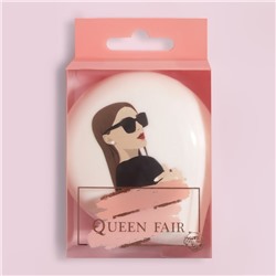 Расчёска массажная, 6.8×9(±1) см, МИКС